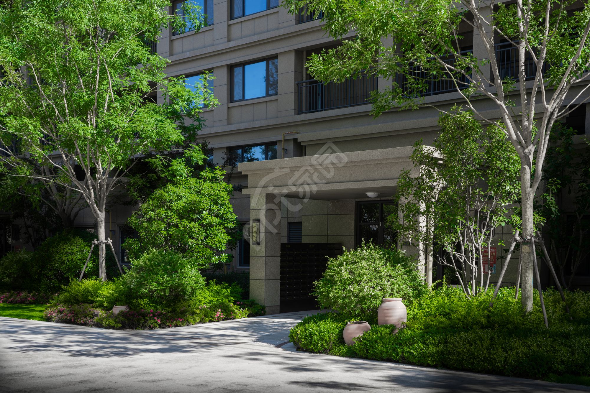 现代社区建筑ppt图片素材