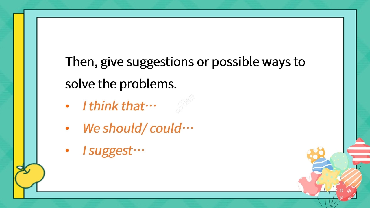 绿色淡雅英语教学PPT课件