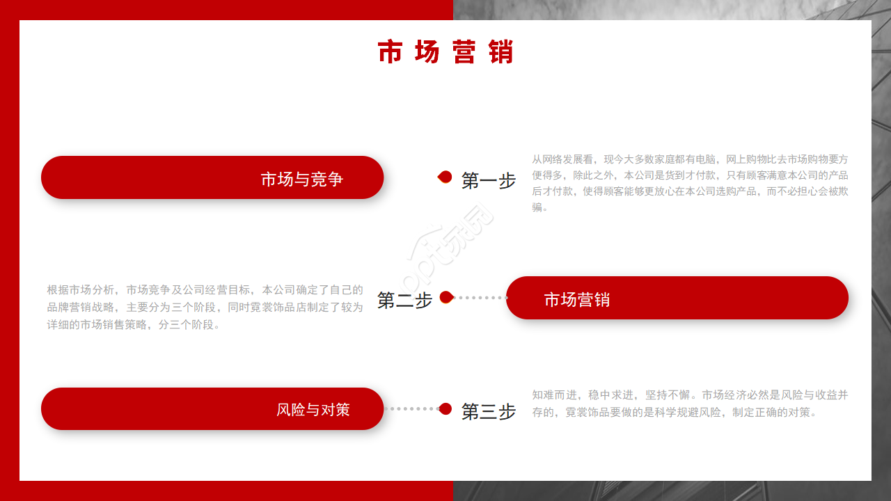 红色微粒体商业融资创业计划书ppt模板