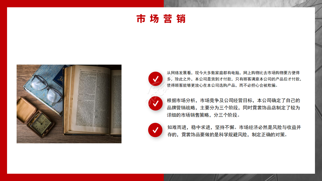 红色微粒体商业融资创业计划书ppt模板