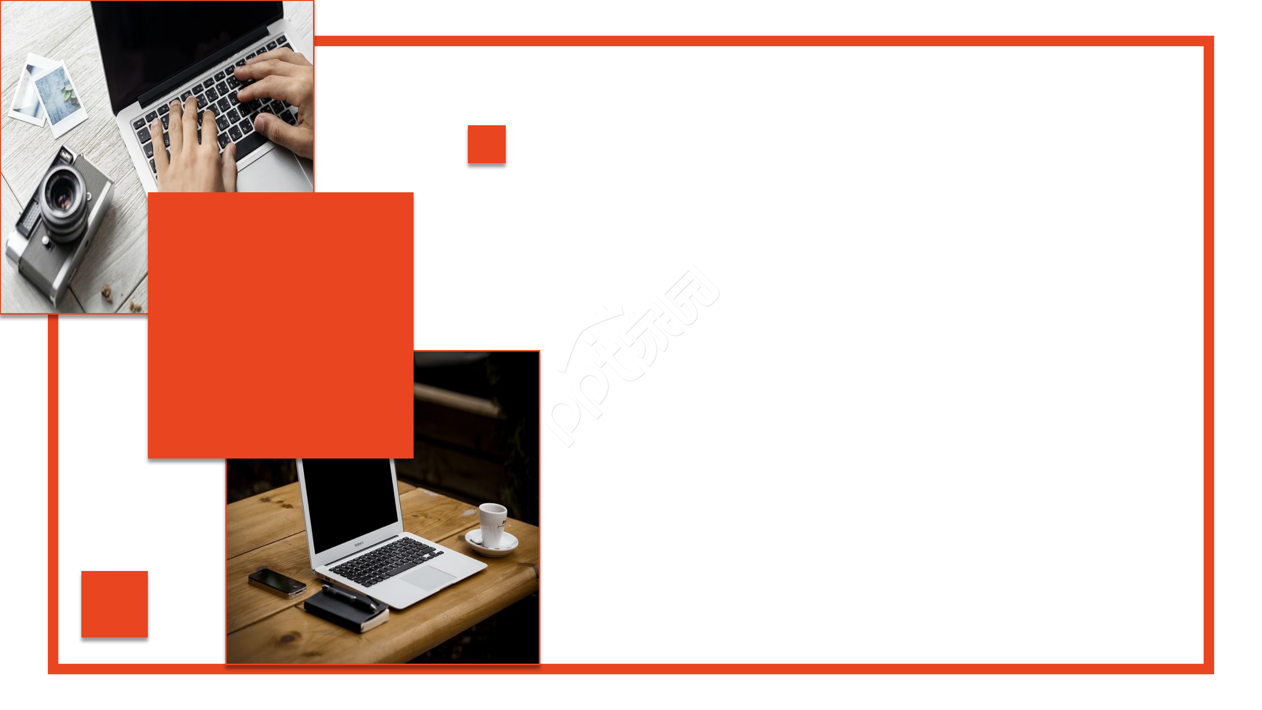 红白简约风毕业论文答辩ppt背景图片