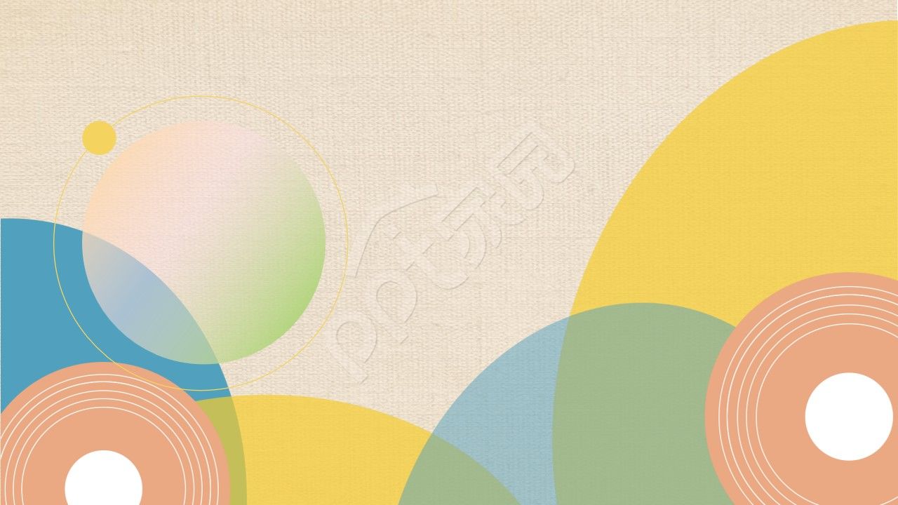 卡通手绘音乐培训ppt背景图片