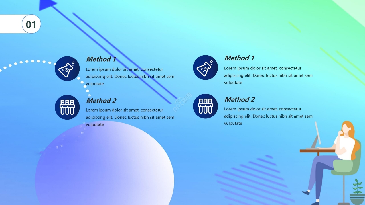 蓝色炫彩渐变简约开课啦开学第一课主题班会宣讲活动PPT模板