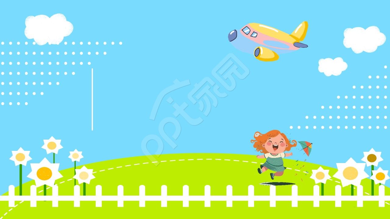 卡通手绘竞选班干部ppt背景图片