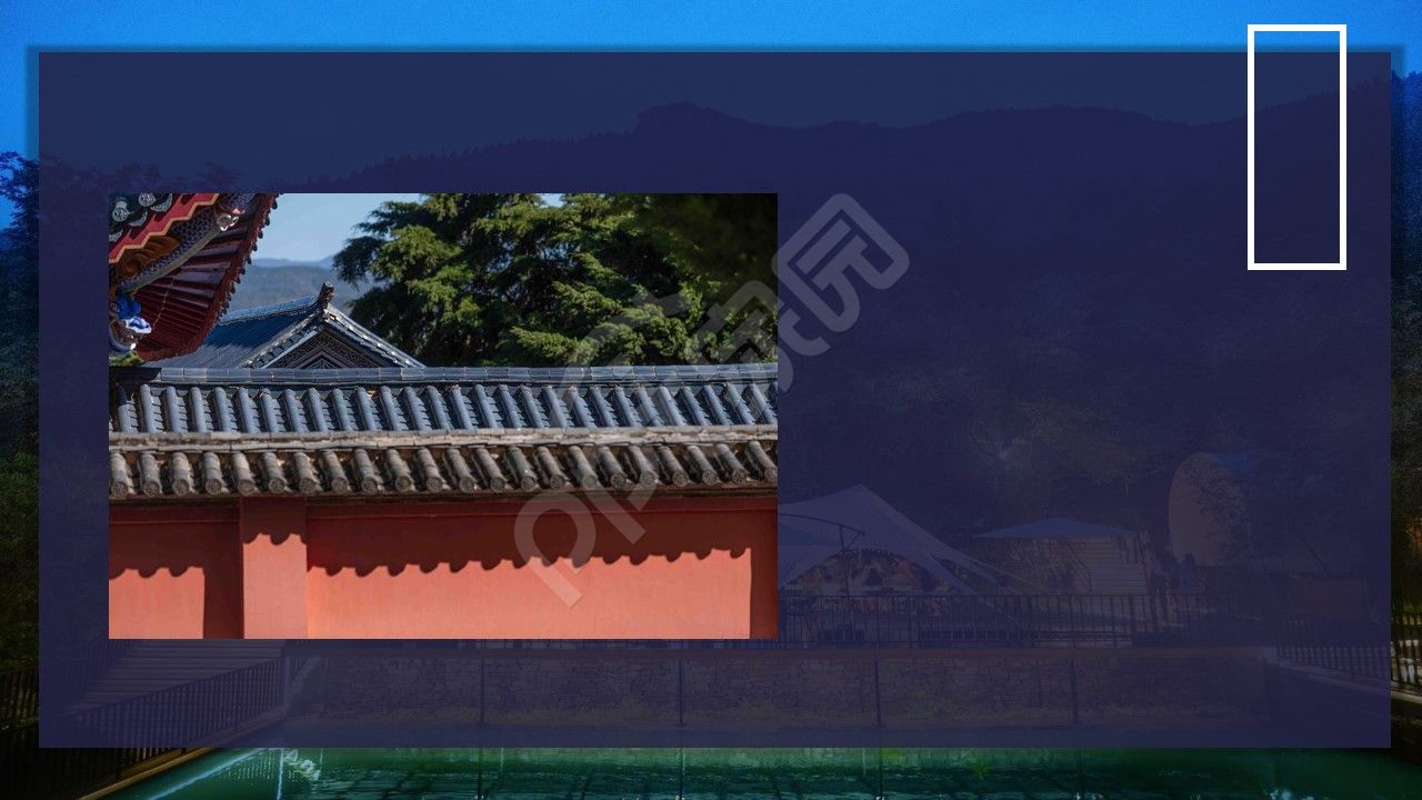 创意风家乡介绍ppt背景图片