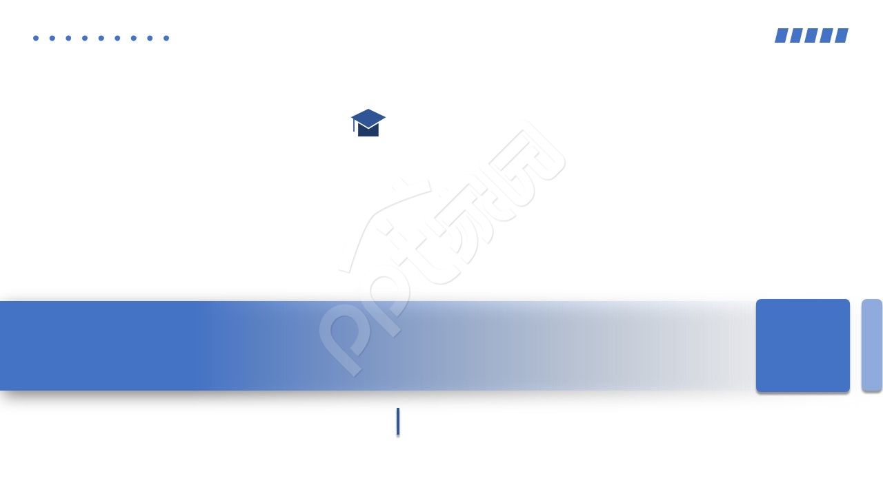 蓝白简约风入学报告ppt背景图片
