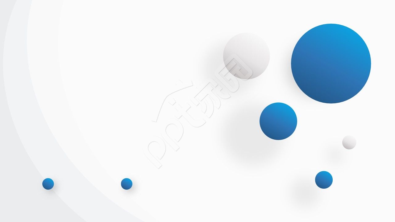 简约蓝白圆点答辩ppt背景图片