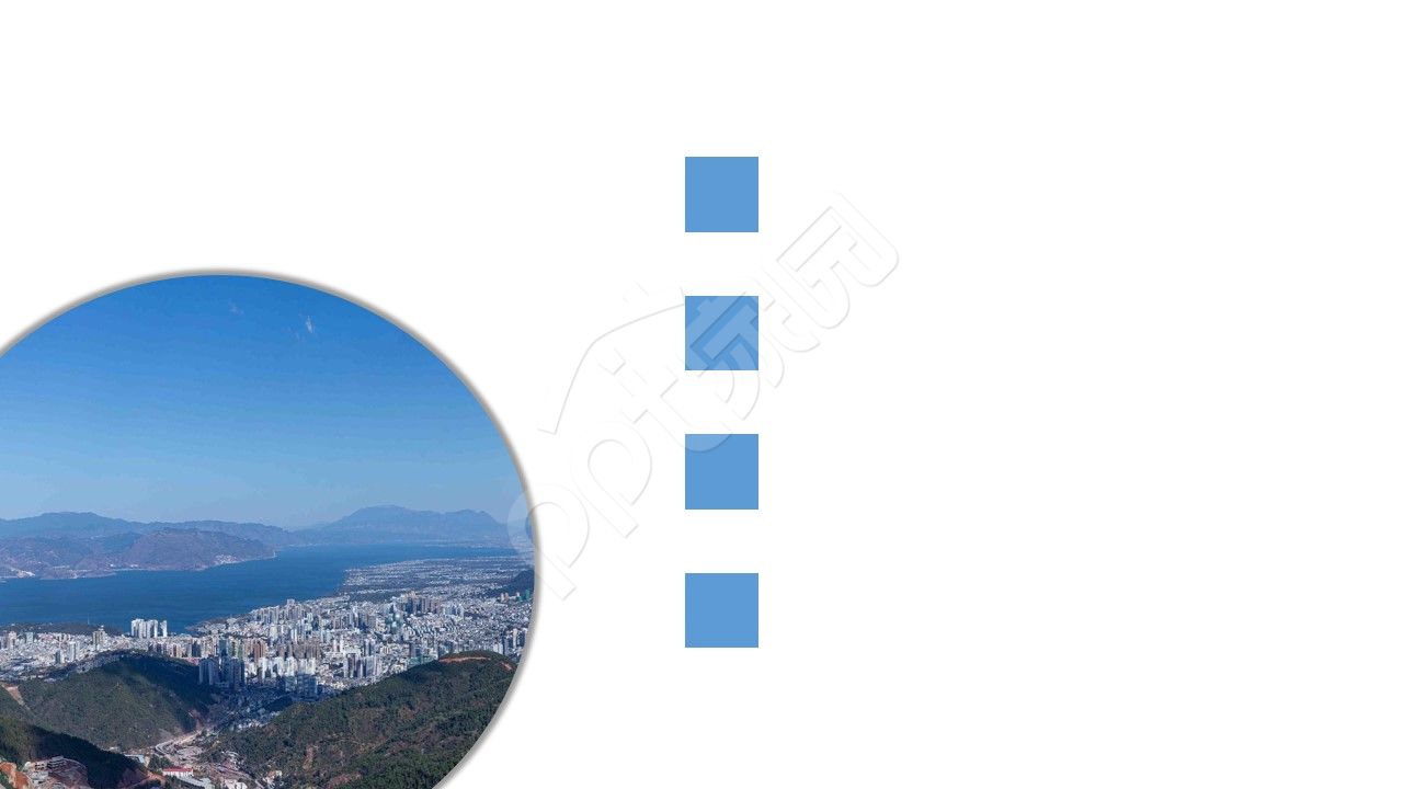 蓝色商务ppt背景素材