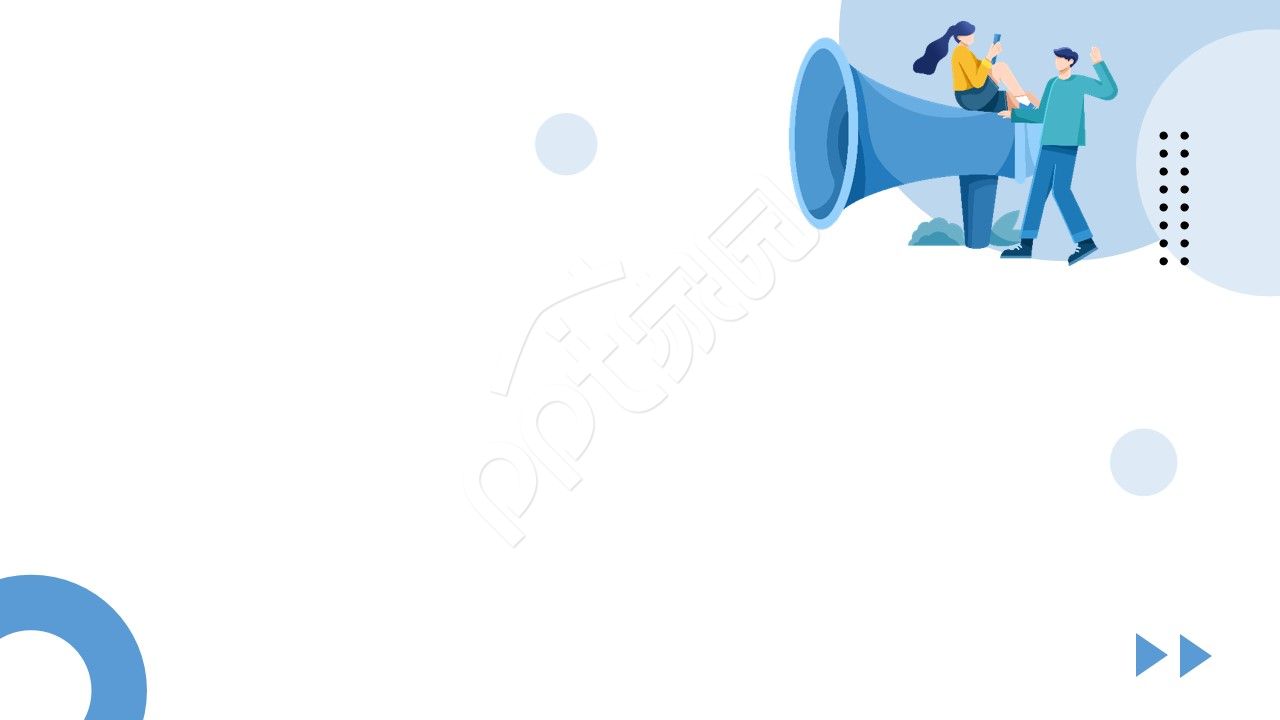 卡通扁平化办公汇报ppt背景图片