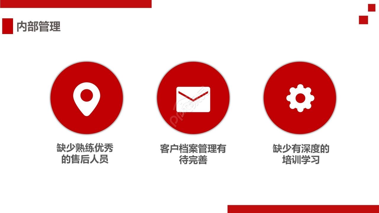 红色商务工作总结述职报告PPT模板