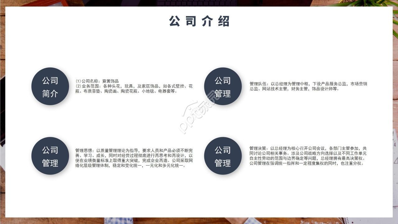 蓝色商务创业计划书调研报告项目介绍PPT模板