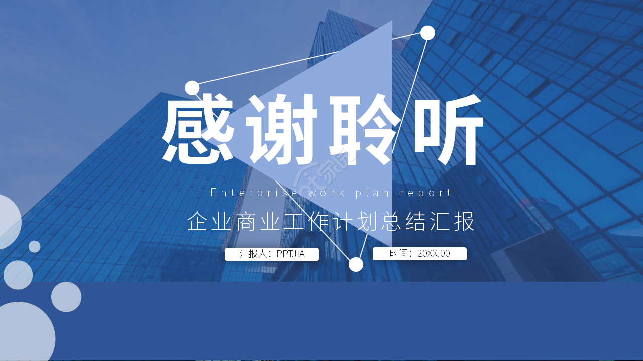 年中总结报告模板ppt
