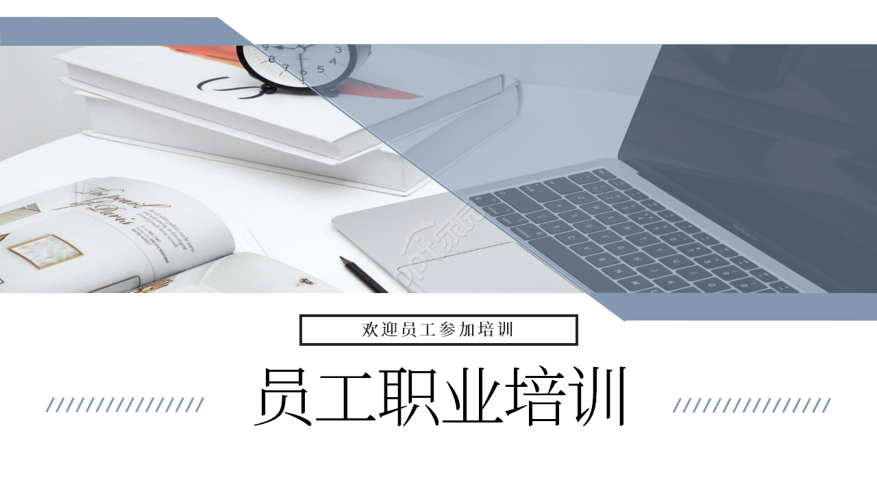 商务简约公司企业员工职业培训PPT模板
