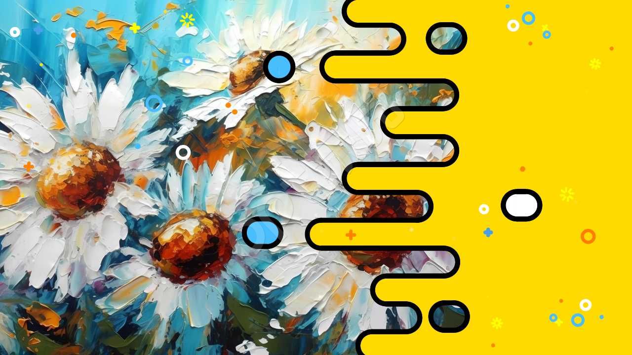 简约创意美术课件培训ppt背景图片 