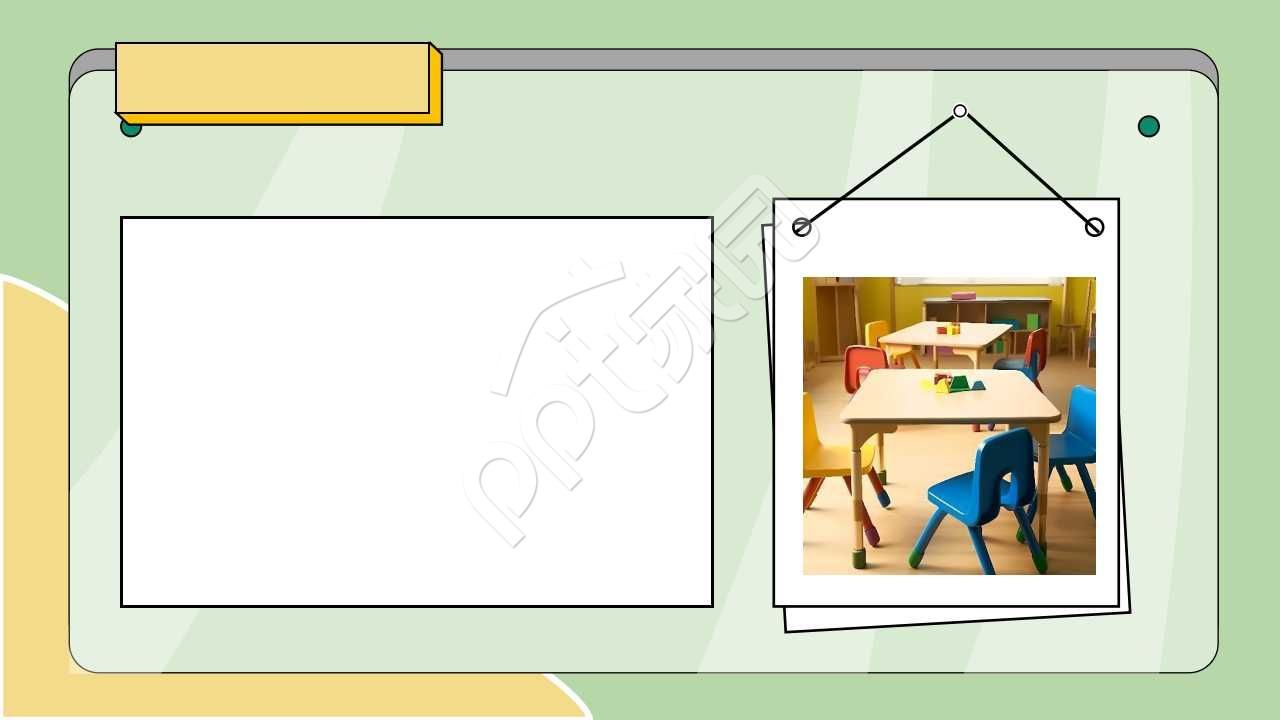 卡通手绘幼儿园ppt背景图片