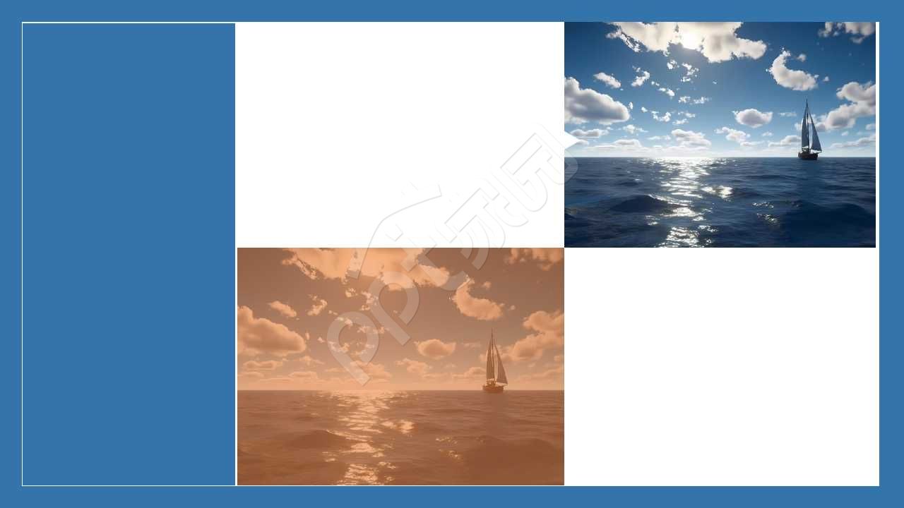 蓝色商务风格ppt图片素材