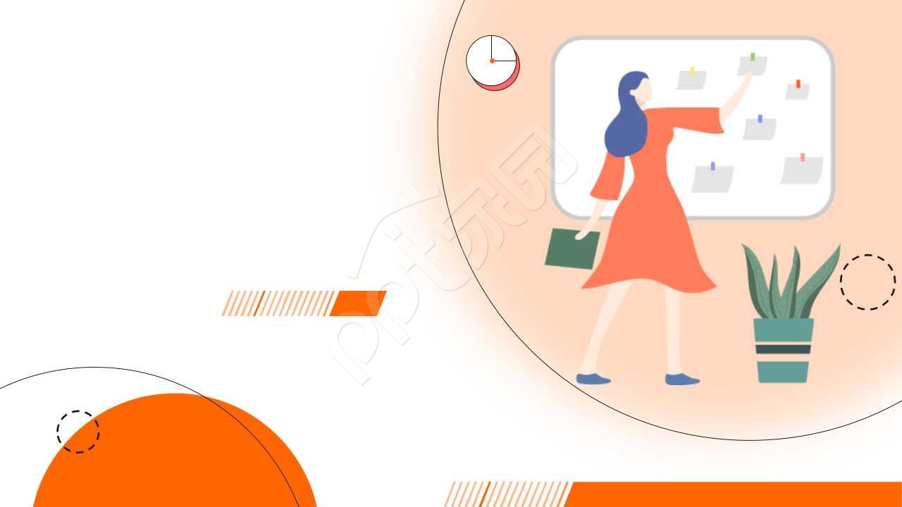 简约风个人简历ppt背景图片