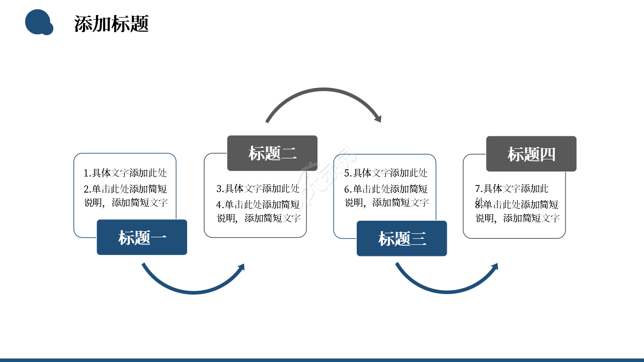 蓝白简约风毕业论文答辩课题开题报告ppt模板