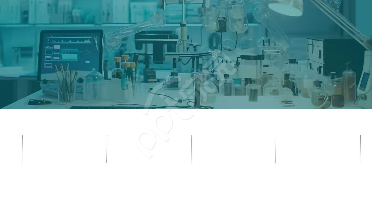 简约风医疗医药总结ppt背景图片