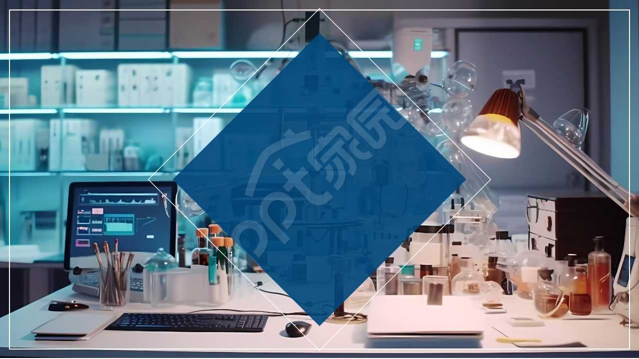 简约化学课件ppt背景图片