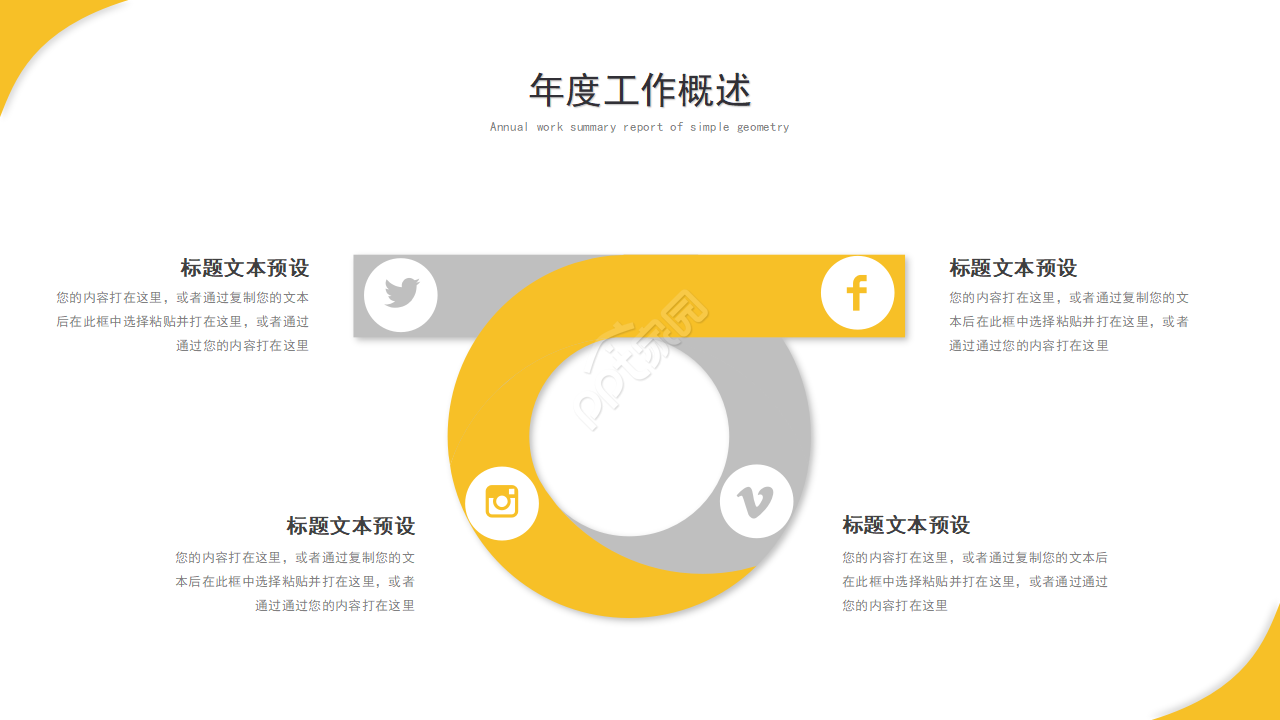 商务简约营销活动策划方案复盘总结ppt模板