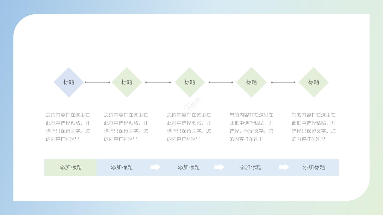 清新淡雅ios风格年度工作总结汇报学术辩论ppt模板