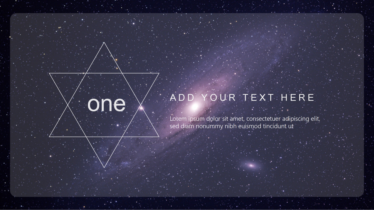 简约星空ios风年终总结汇报ppt模板