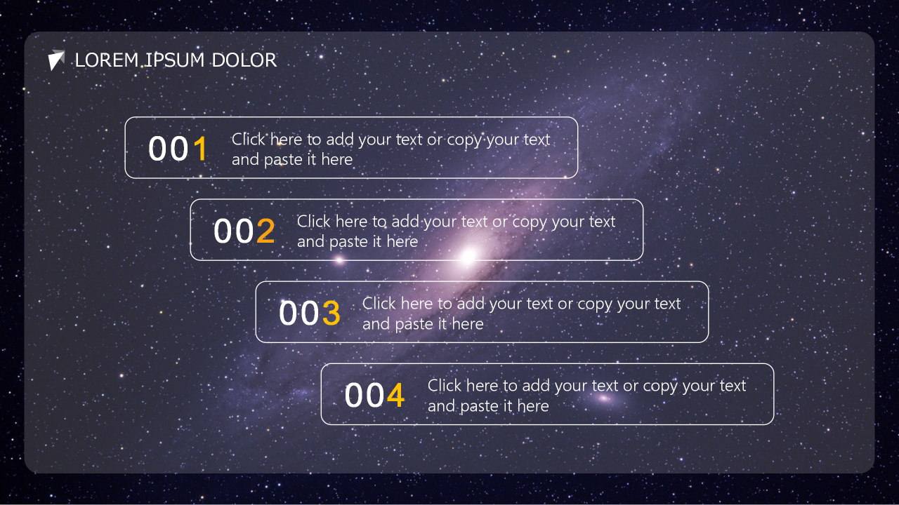 简约星空ios风年终总结汇报ppt模板