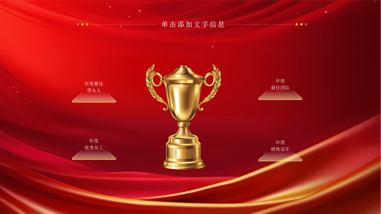年度优秀员工表彰大会PPT模板