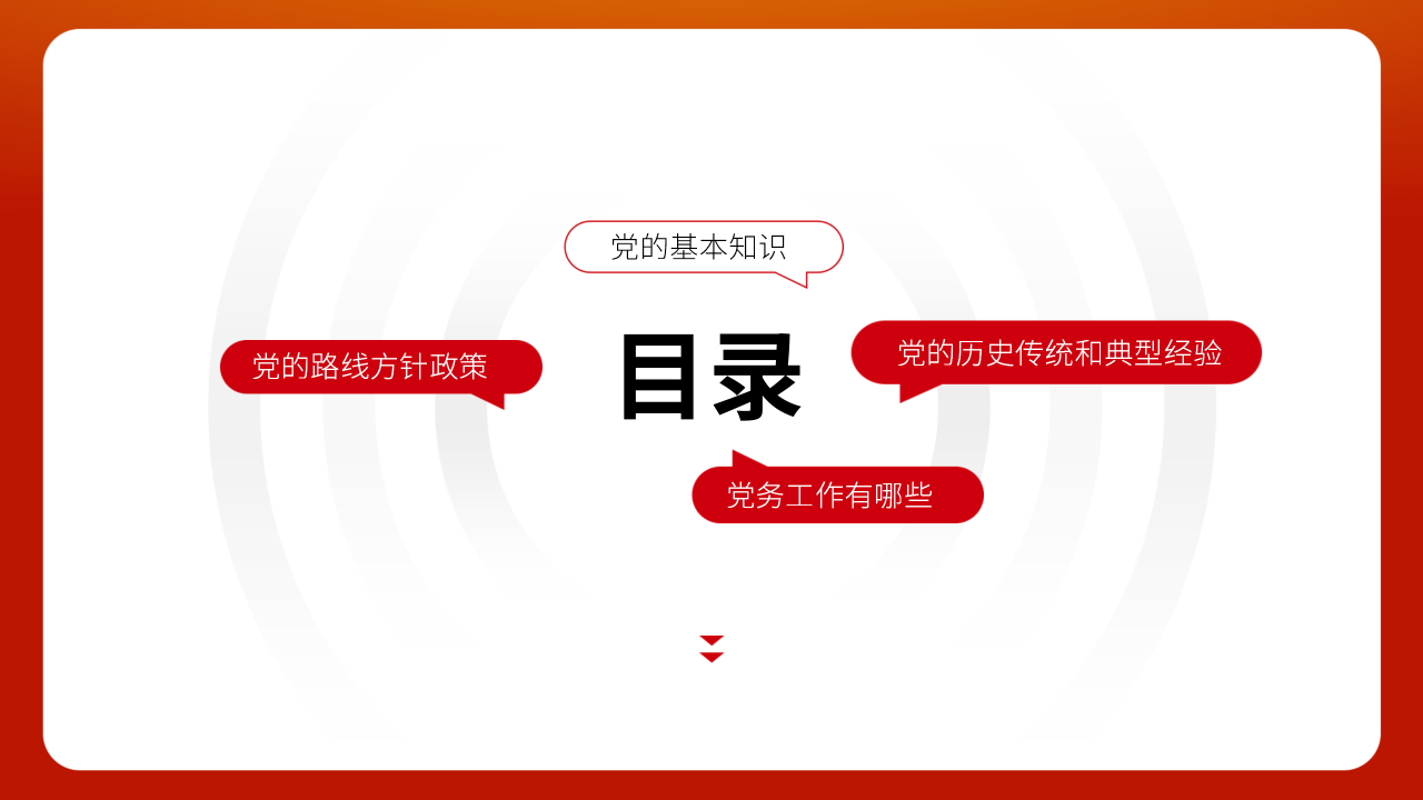 知识培训课程模板