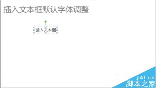 ppt插入文本框默认字体怎么修改？