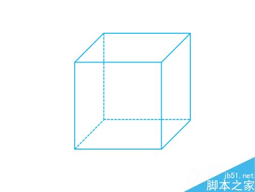 使用Word或PPT制作立方体