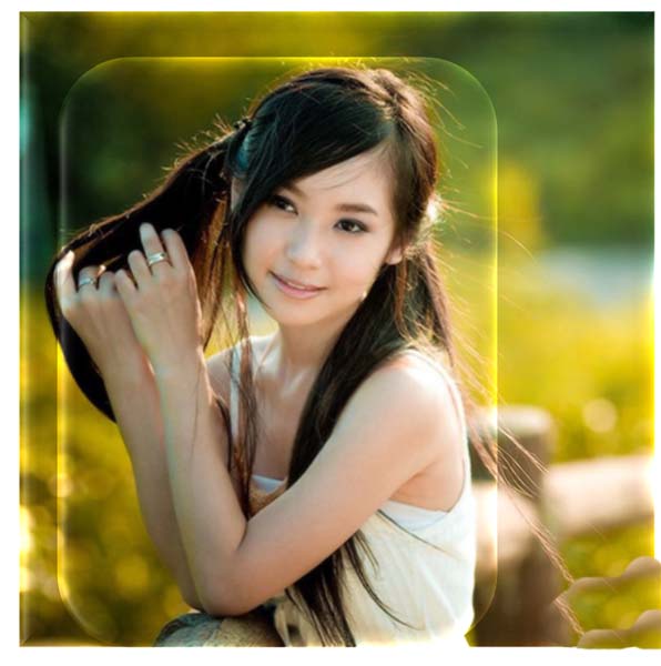 ppt制作图片的无框质感效果?