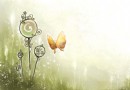 PPT背景图片素材：蝴蝶