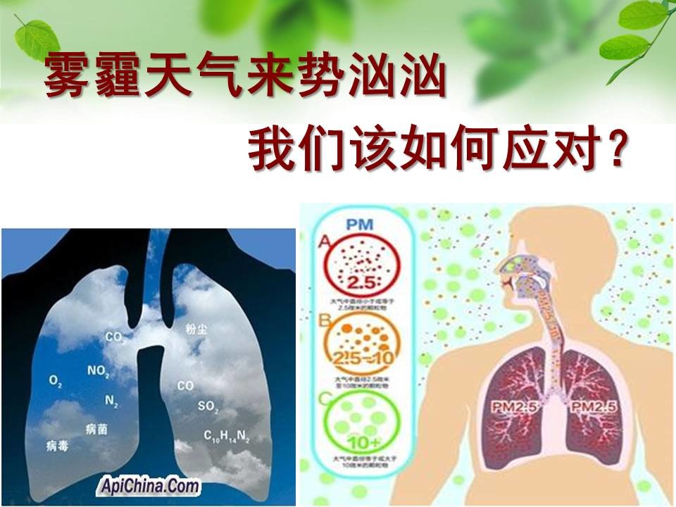 我做了一套关于雾霾的PPT 「整容计划」PPT美化教程第22期