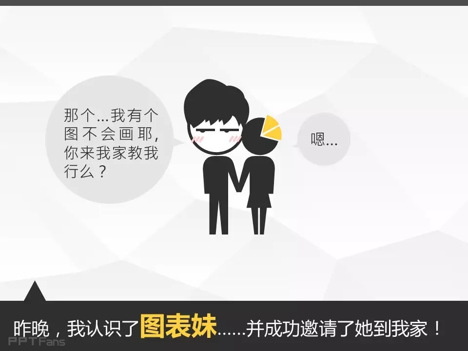 ppt那一夜，我上了图表妹（一）