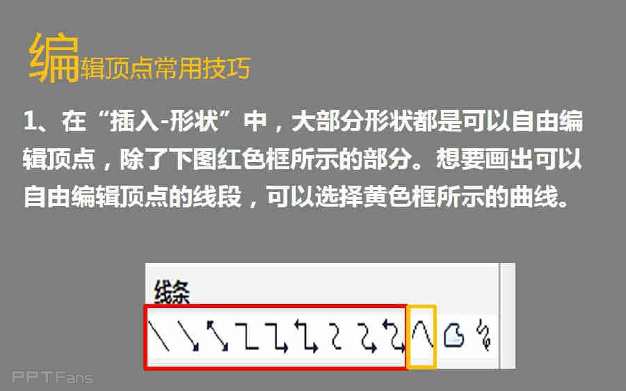 三分钟教程(129):如何用PPT做手绘(编辑顶点篇)