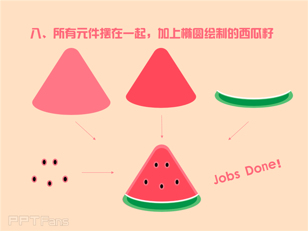 三分钟教程（139）绘制粉嫩西瓜