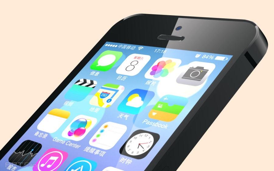 用PPT临募苹果ipnone ios界面