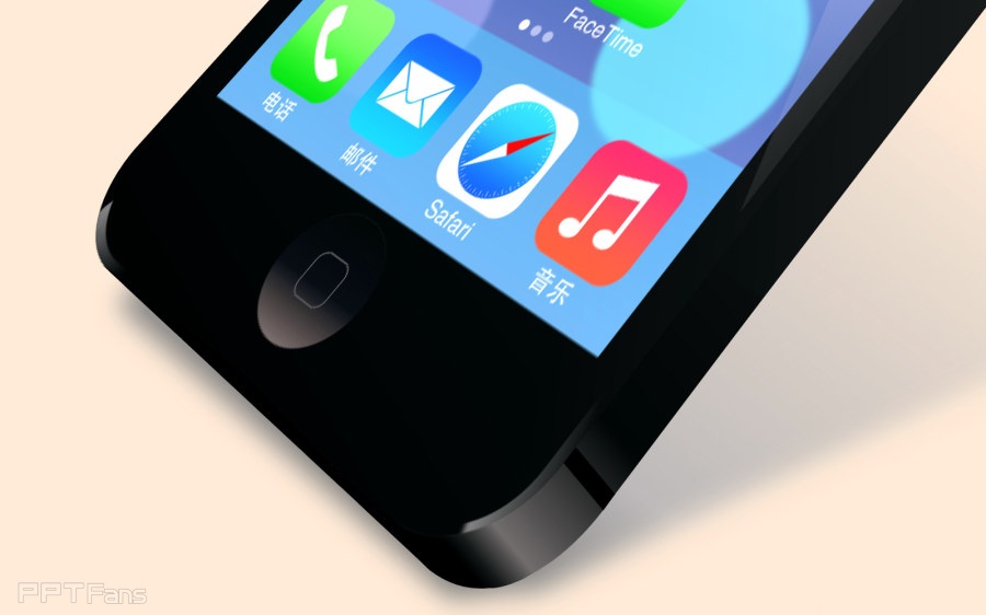 用PPT临募苹果ipnone ios界面