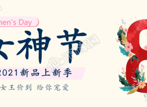 简约清新妇女节微信公众号首图下载推荐