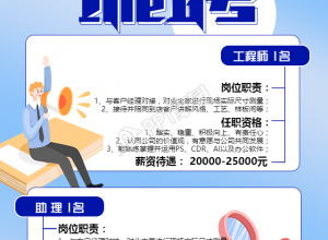 高薪诚聘简约创意招聘手机海报下载推荐