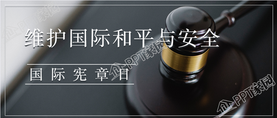 国际宪章日法槌实景法律法规公众号首图
