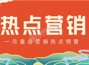 一月重点营销热点预警祥云首图下载推荐