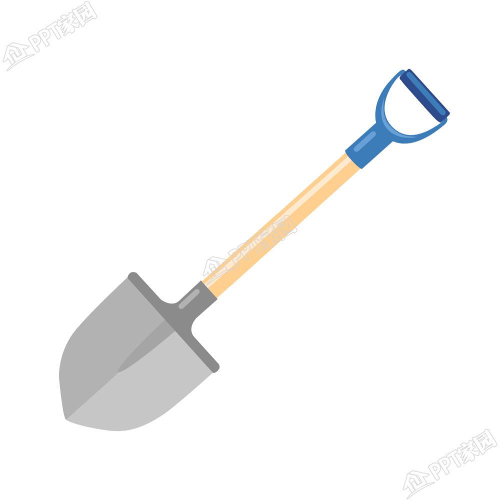 卡通手绘铁铲工具素材下载推荐