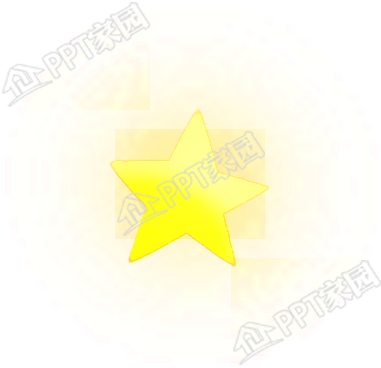 卡通手绘发光星星免抠图片素材