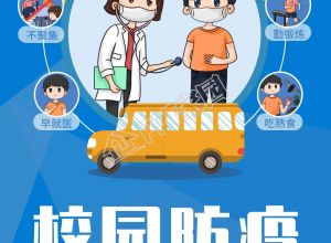 简约校园防疫疫情防控校园小知识图片手机海报下载推荐