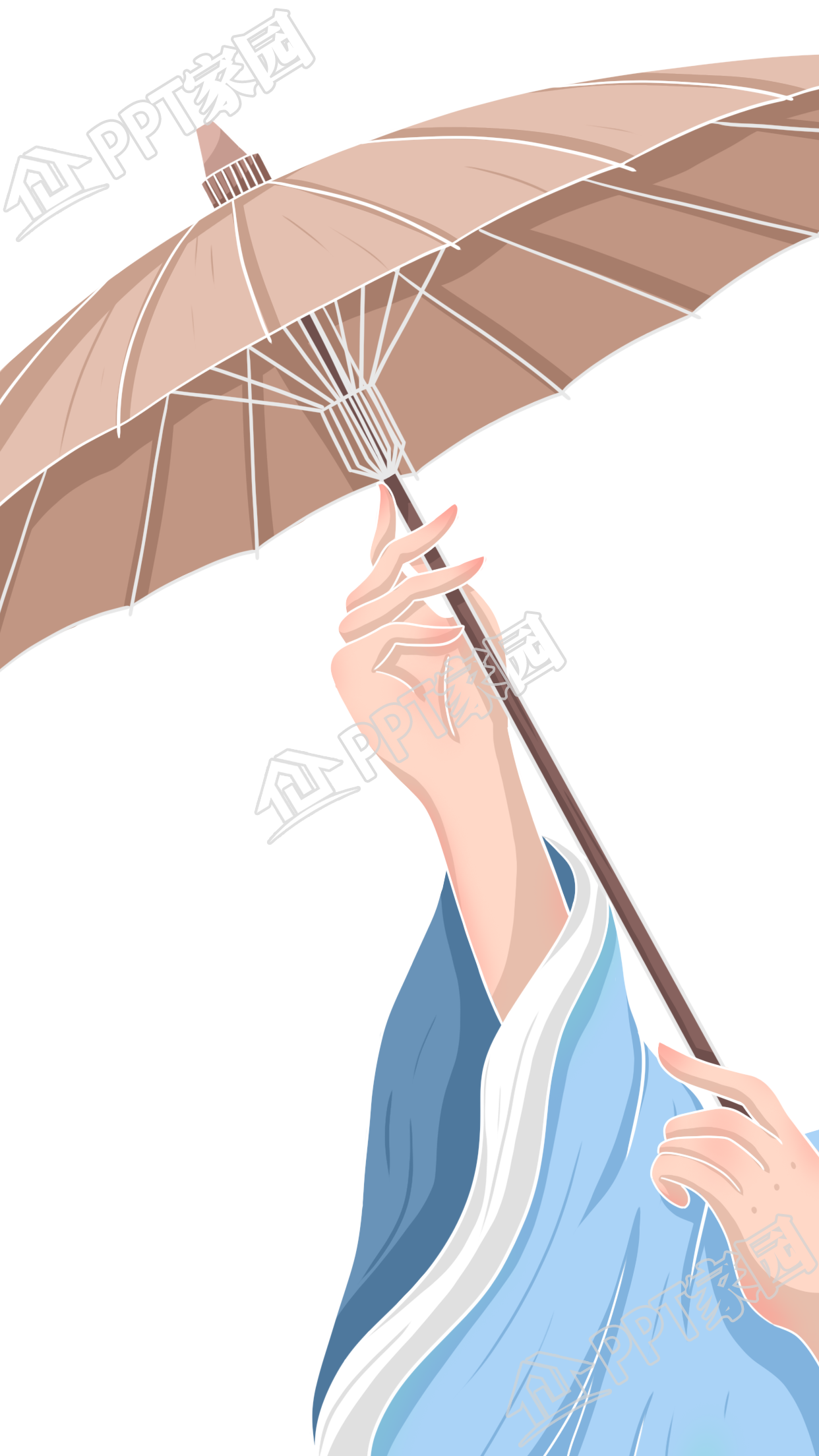 古风撑伞文艺图片素材