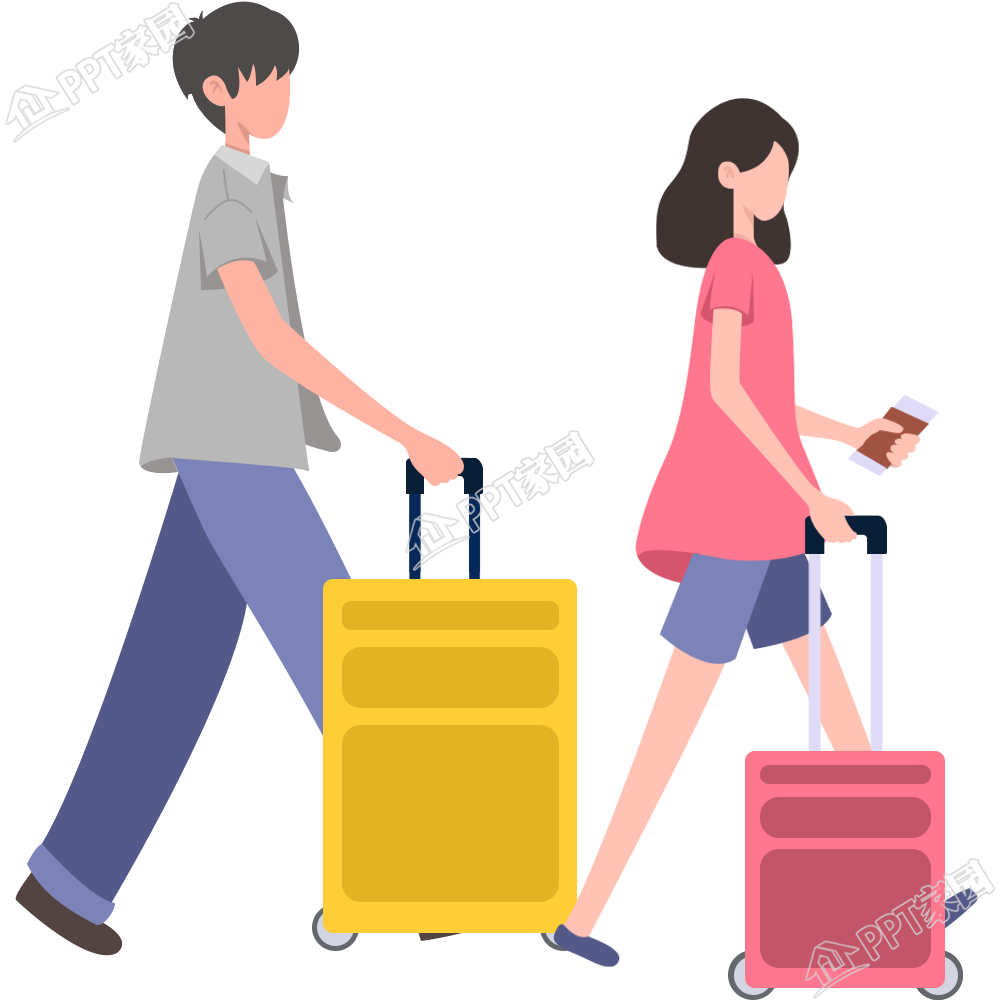 节日旅行情侣出行人物图片素材