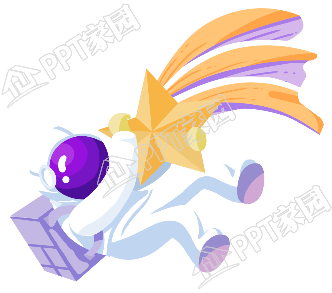 手绘拥抱星星的宇航员人物图片素材